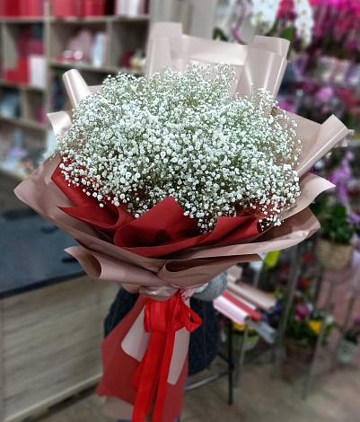 Букет цветов из: Гипсофила в Никологоры