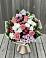 Букет цветов из: Альстромерии, Гвоздики, Розы и Хризантемы в Никологоры