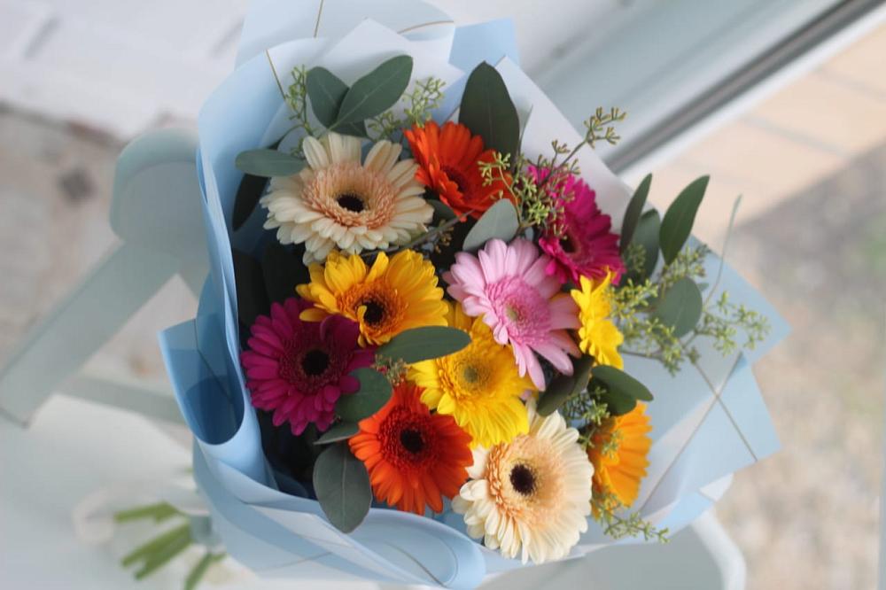 Букет цветов из: Герберы в Никологоры