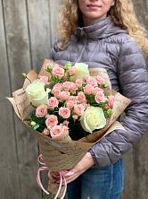 Букет цветов из:  Розы в Никологоры