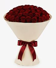 Букет 101 Бордовая роза Блэк Бакарра в Никологоры