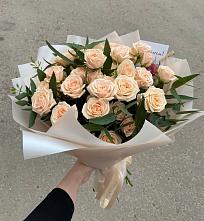 Букет Кремовые розы Латте в Никологоры
