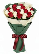 Букет Микс из красных и белых роз #REPLACE_PRED# Никологоры