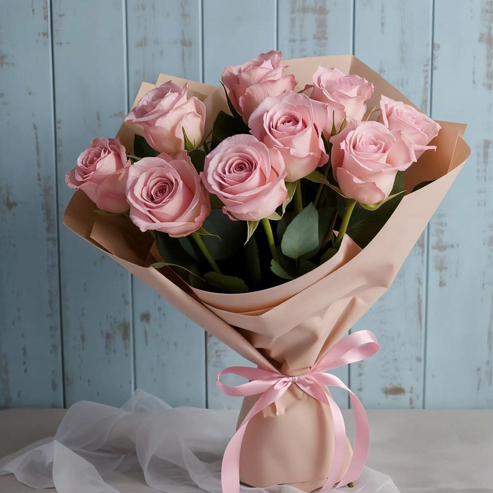 Букет цветов из: Розы в Никологоры