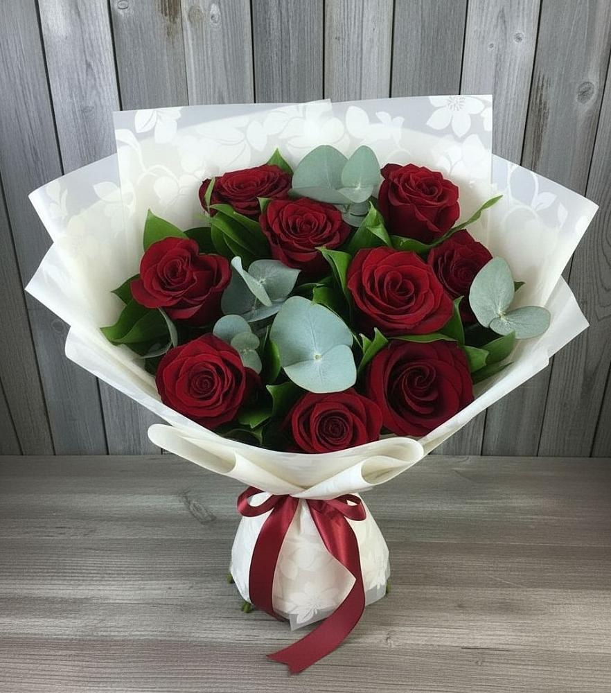 Букет цветов из: Розы в Никологоры