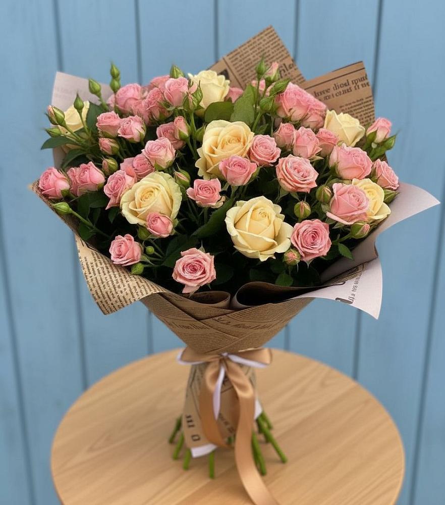 Букет цветов из: Розы в Никологоры