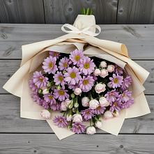 Букет цветов из:  Розы и Хризантемы #REPLACE_PRED# Никологоры