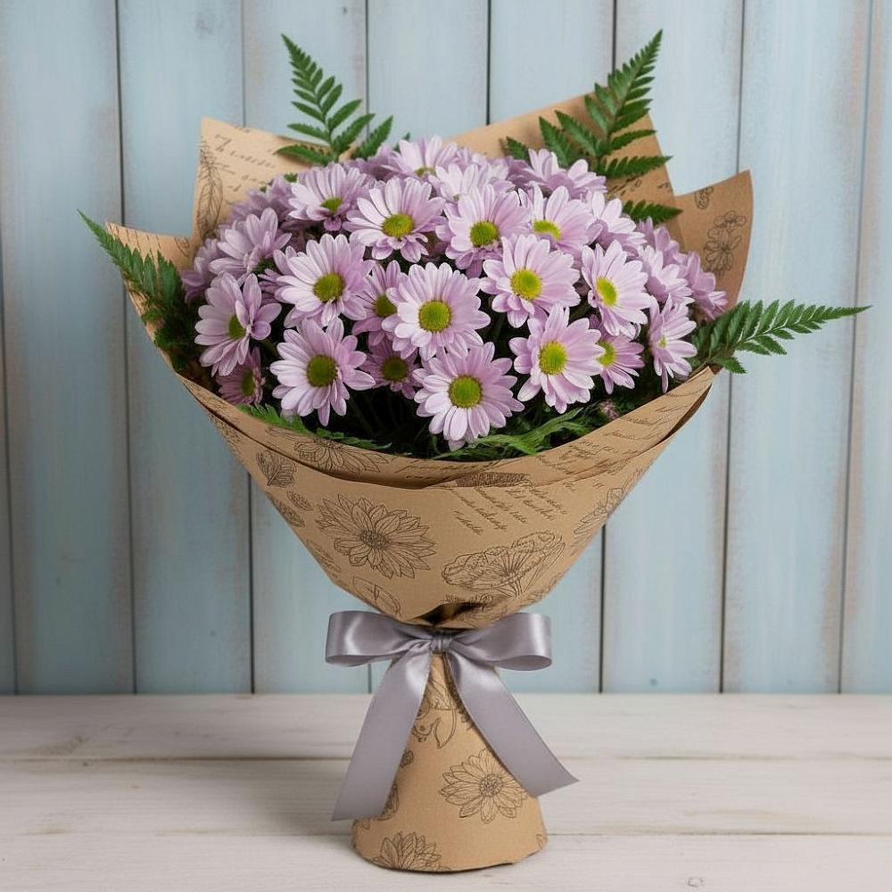 Букет цветов из: Хризантемы в Никологоры