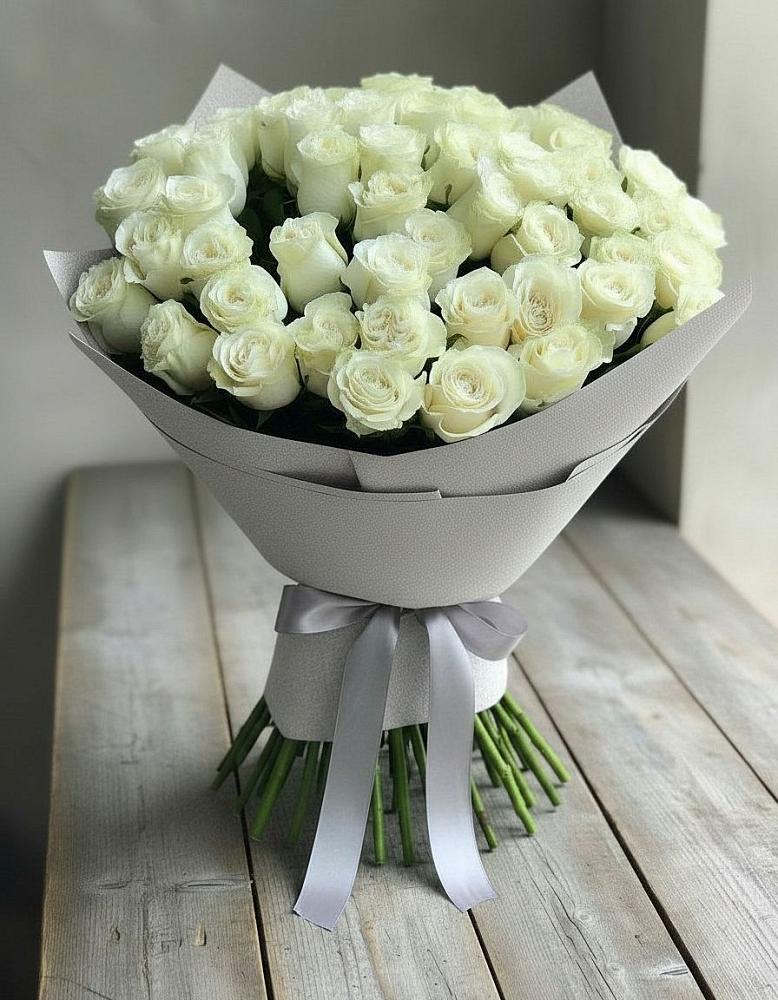 Букет 35 Белых роз в Никологоры