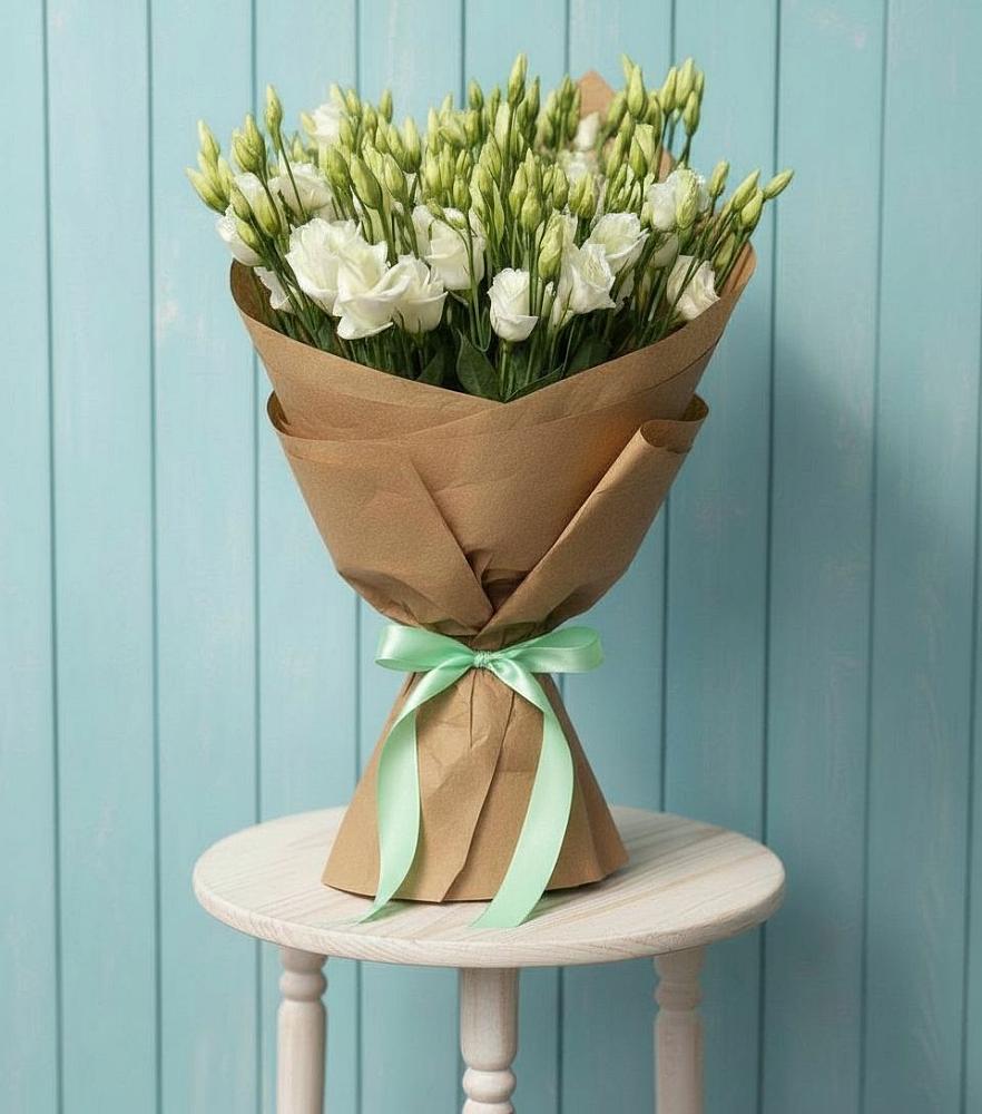 Букет цветов из: Лизиантусы в Никологоры