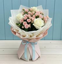 Букет цветов из:  Розы в Никологоры