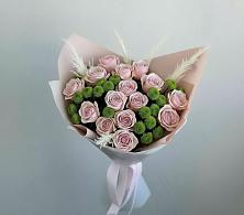 Букет цветов из:  Розы и Хризантемы в Никологоры