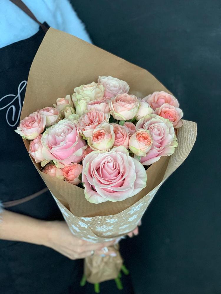 Букет цветов из: Хризантемы и Розы в Никологоры