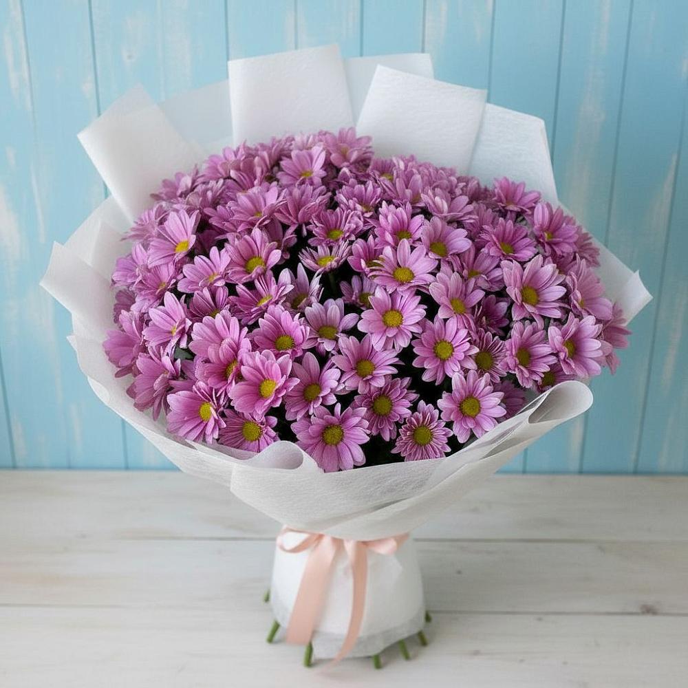 Букет цветов из: Хризантемы в Никологоры