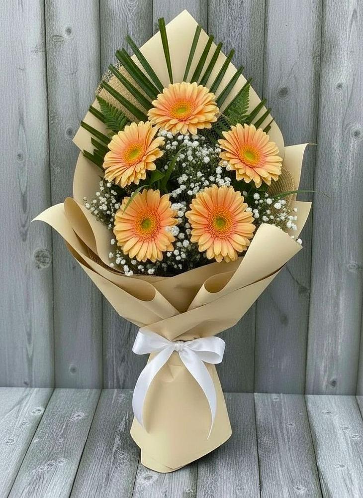 Букет цветов из: Герберы в Никологоры