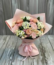 Букет цветов из:  Гвоздики, Розы и Хризантемы в Никологоры