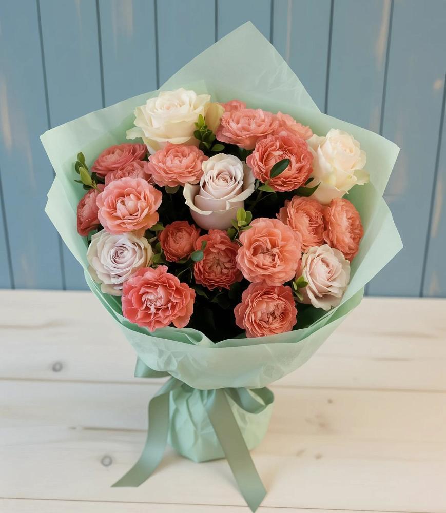 Букет цветов из: Розы в Никологоры