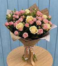 Букет цветов из:  Розы в Никологоры