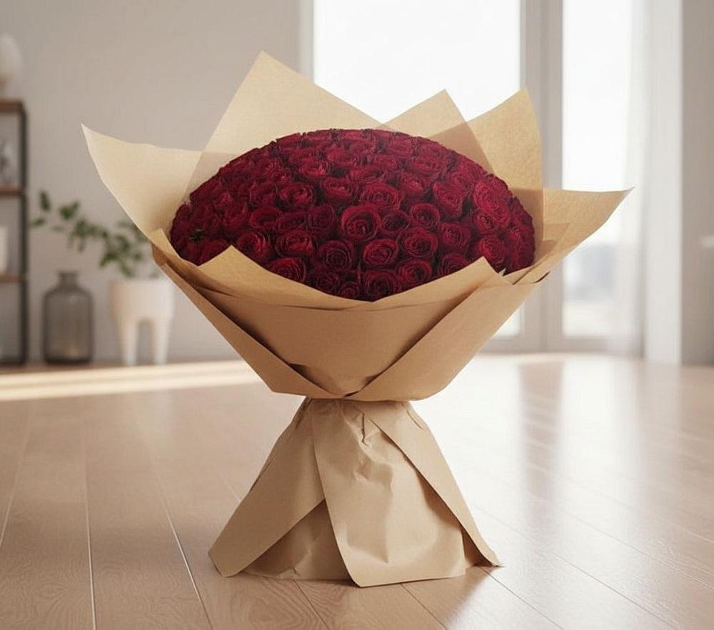 Букет 101 Красная роза в Никологоры