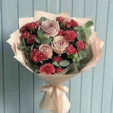 Букет цветов из:  Гвоздики и Розы #REPLACE_PRED# Никологоры