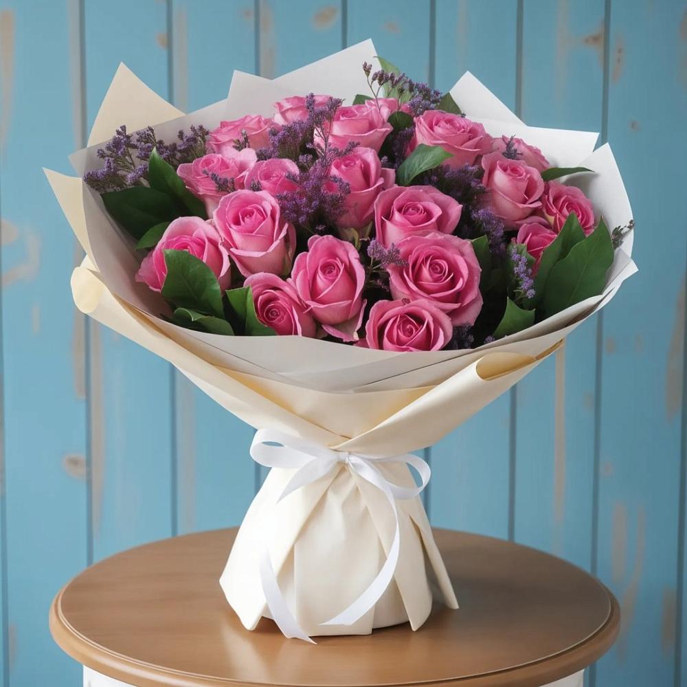 Букет цветов из: Розы в Никологоры