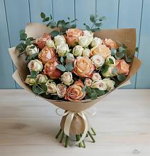 Букет цветов из:  Альстромерии и Розы #REPLACE_PRED# Никологоры